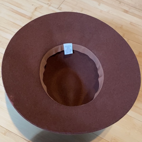 Free shipping: stylish brown wool hat never worn - Picture 5 of 11